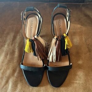 ULLA JOHNSON Luz Tassel Heels